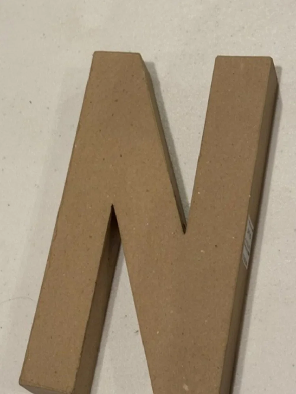 NEW Lot of TWELVE (12) Hobby Lobby Paper Mache Letters- 8 1/2